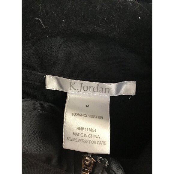 K. JORDAN- WOMENS GREY FULL ZIP-UP TRACK JACKET SIZE MEDIUM - Picture 3 of 6